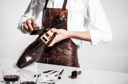 Berluti leather discount aprons